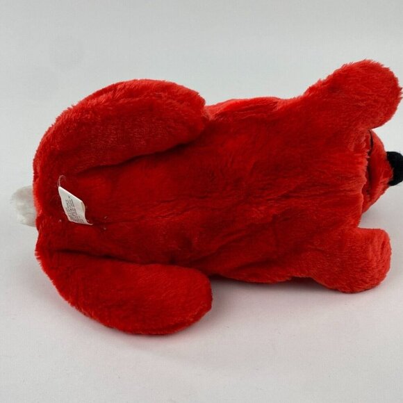 1984 Lego Duplo Red Bunny Rabbit Plush Carrier Bag with Keychain Legos Storage - Picture 7 of 10